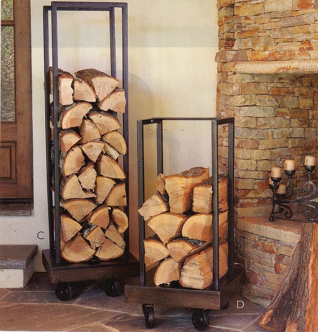 Plumbing Pipe Firewood Holder | THE CAVENDER DIARY
