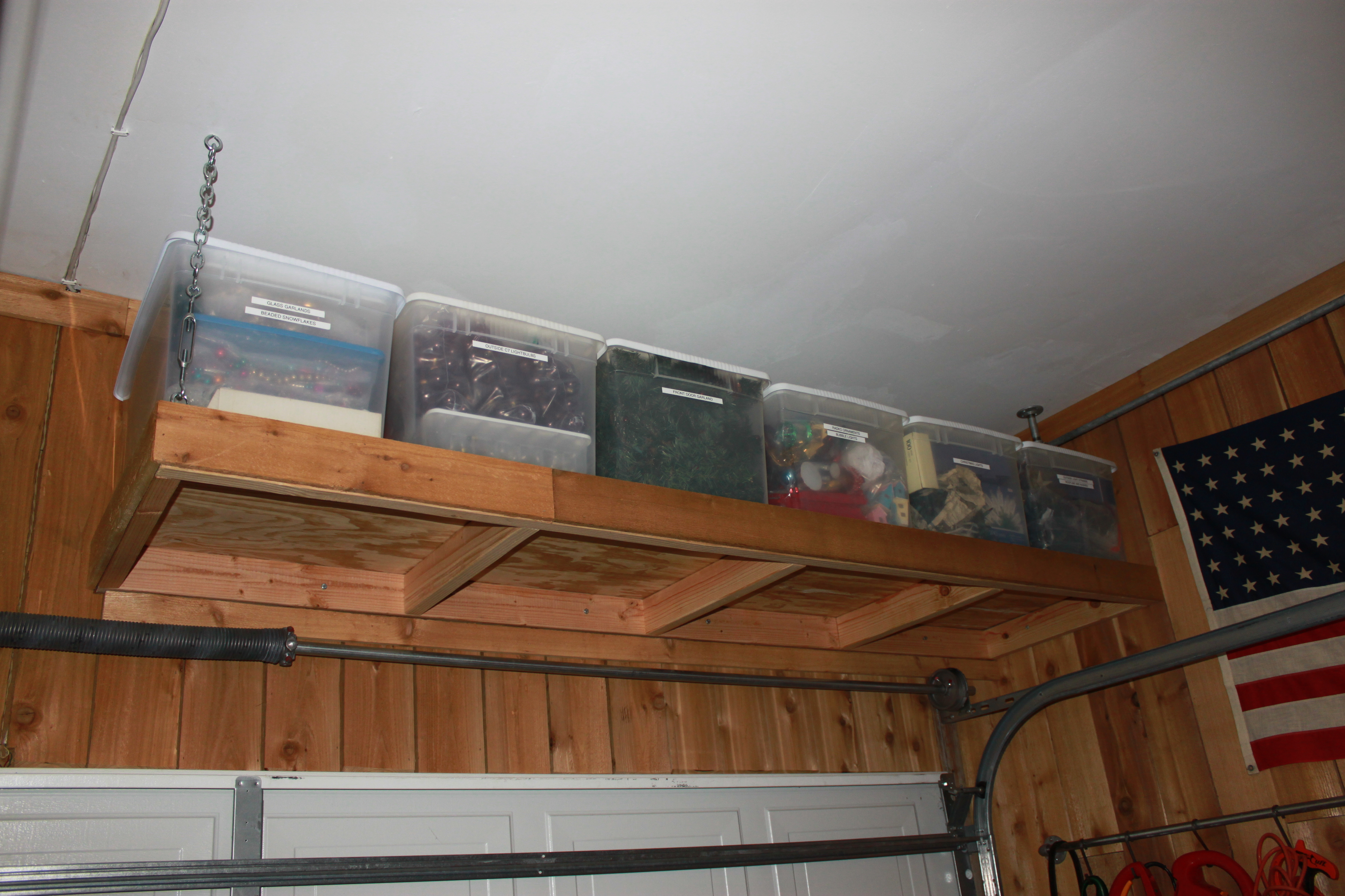 overhead garage storage plans