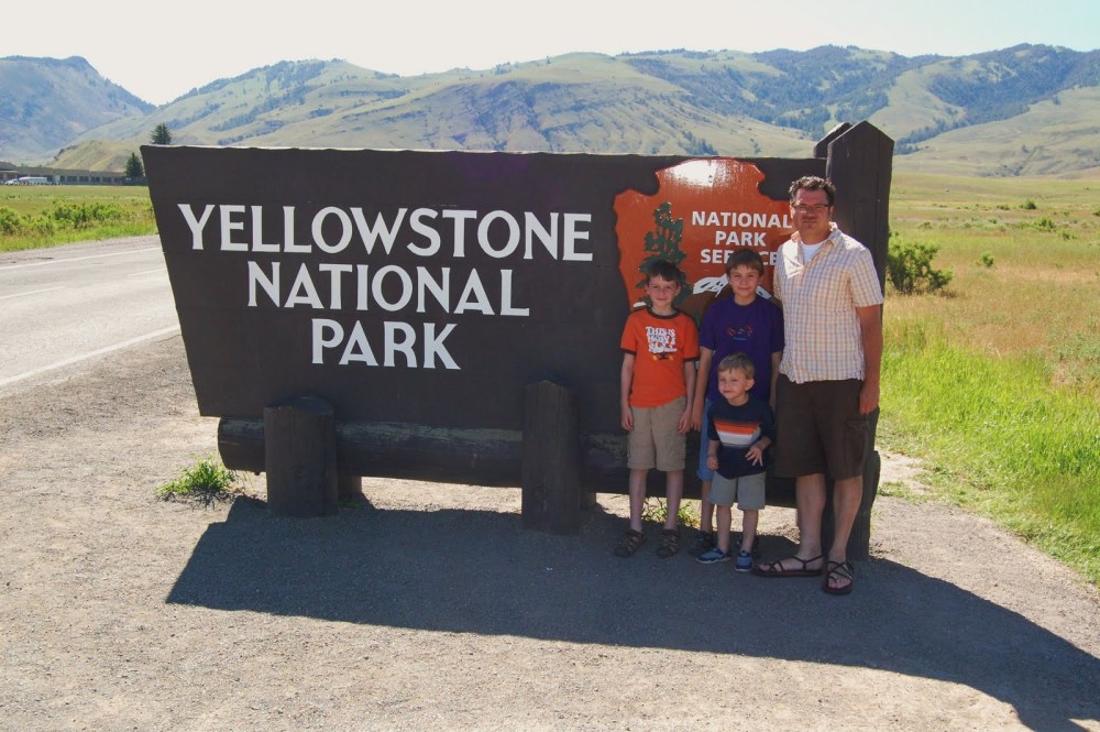 Yellowstone National Park with the Boys