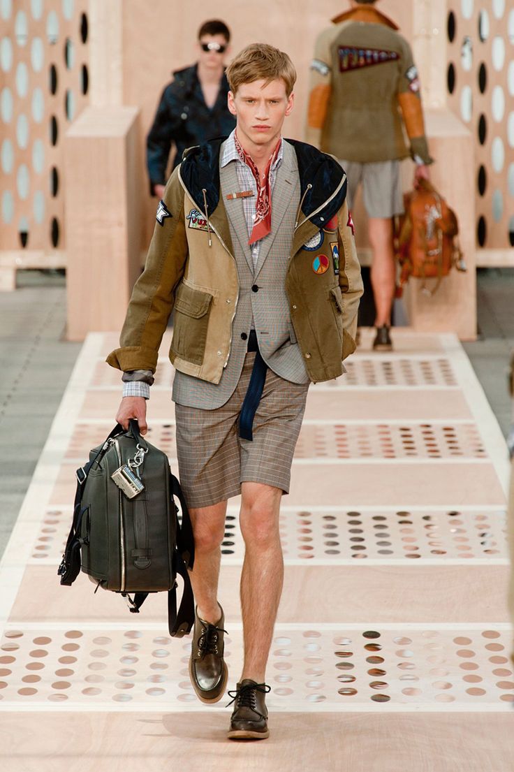 Louis Vuitton road trip utility jacket. On the Men's #SS14 collection. I  would wear this!!