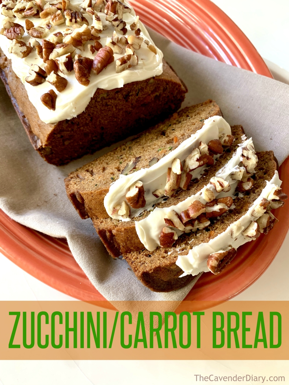 Zucchini Carrot Bread from the Cavender Diary Boys